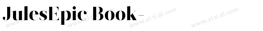 JulesEpic Book字体转换